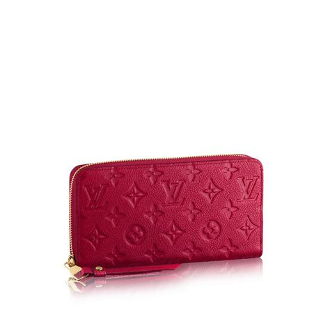 louis vuitton zipper wallet red|authentic Louis Vuitton zippy wallet.